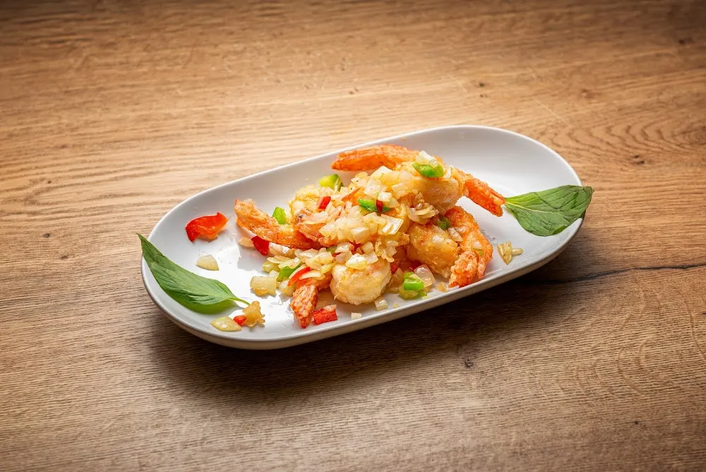 Crevettes Au Sel Et Poivre